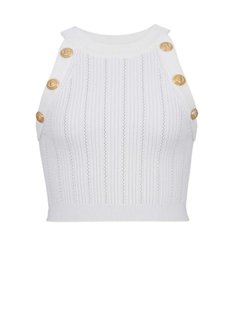 Balmain Knit crop top