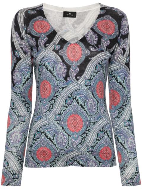 Etro paisley sweater