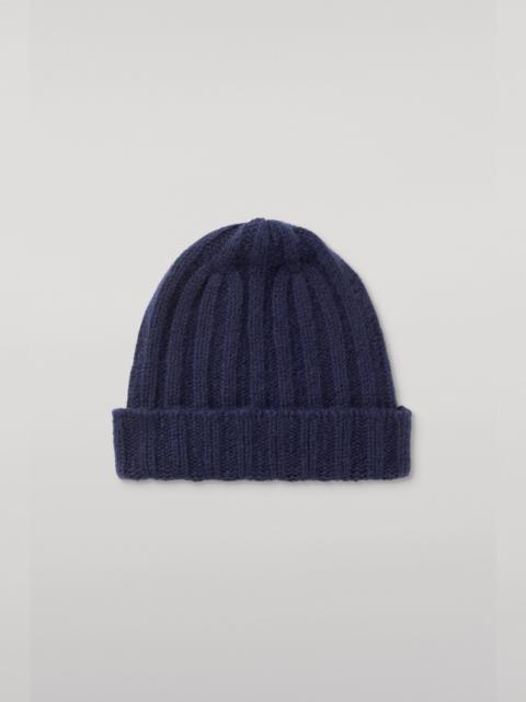 Johnstons of Elgin Bhaltair Blue Cashmere Silk Beanie
