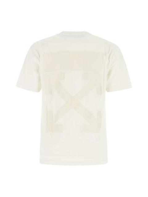 Off-White (WMNS) Off-White Arrows Sketch Short Sleeve Logo OWAA049E19F290960101