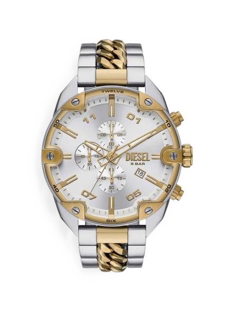 Diesel logo-print 49mm watch