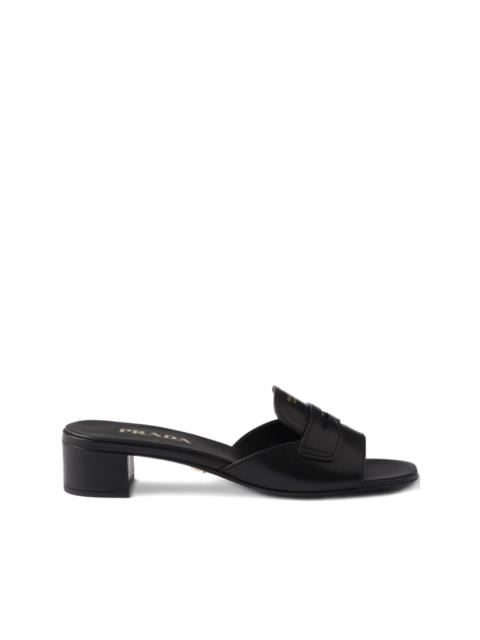 Prada leather sandals
