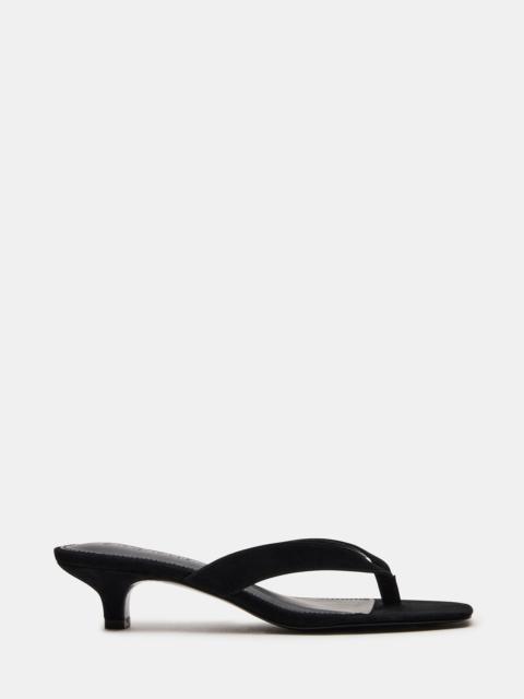 STEVE MADDEN TRACIE BLACK SUEDE