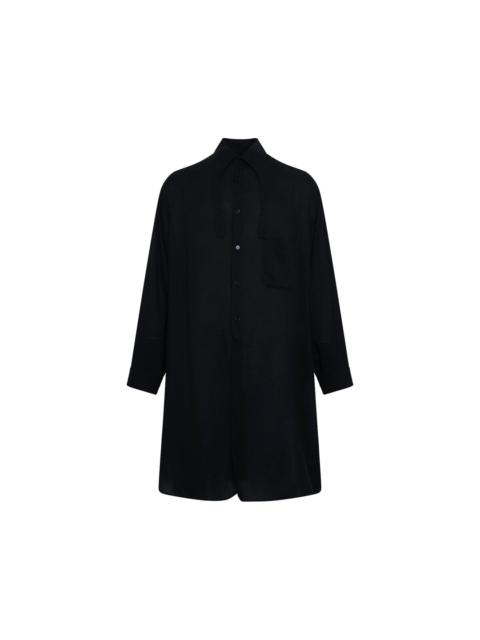 Yohji Yamamoto Collar Tab Long Blouse