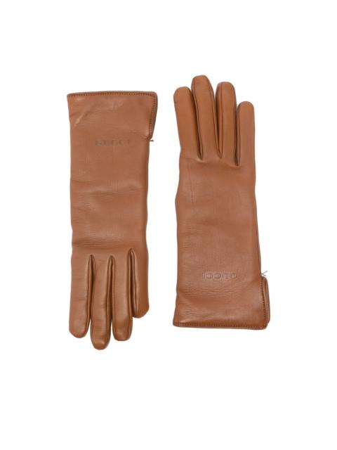 GUCCI leather gloves