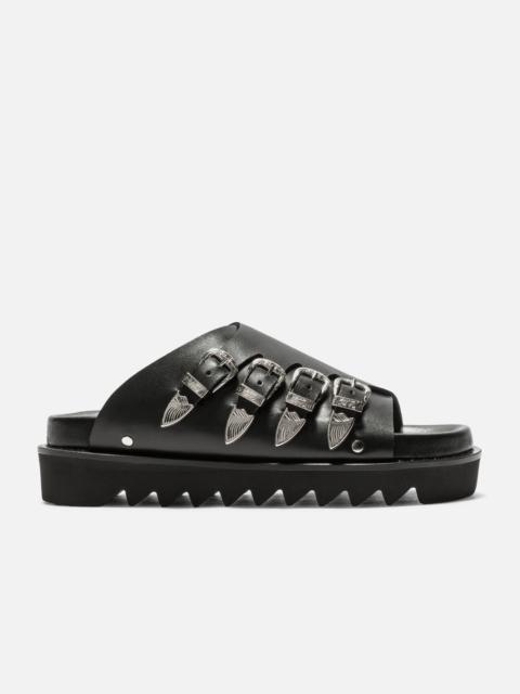 TOGA PULLA 4 METAL BUCKLE SANDALS