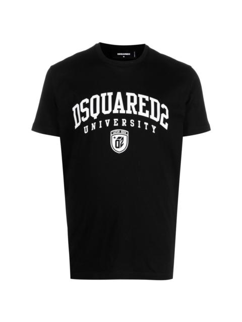 University print short-sleeve T-shirt