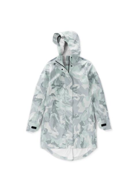 Canada Goose WOMEN'S SALIDA RAIN JACKET BLACK LABEL PRINT