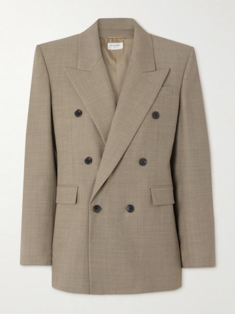 SAINT LAURENT Double-breasted Wool Suit Jacket