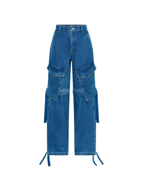 Parachute convertible straight-leg jeans