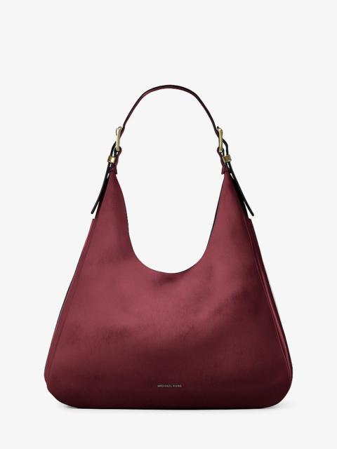 MICHAEL KORS Nolita Large Nubuck Hobo Shoulder Bag