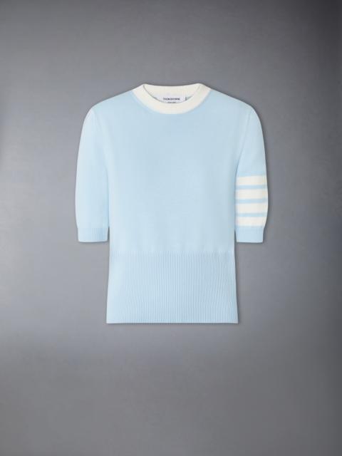 Thom Browne JERSEY HECTOR INTARSIA 4-BAR TEE