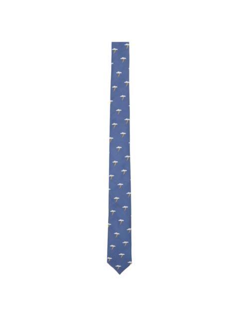 Blue Dinosaur Tie