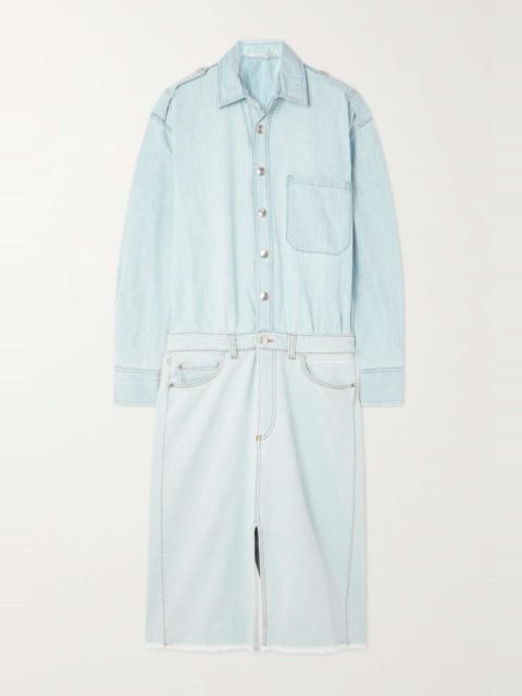 Stella McCartney Organic denim shirt dress | REVERSIBLE