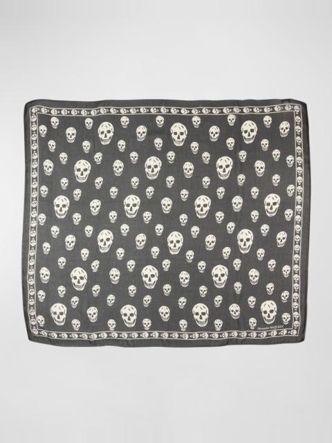 Alexander McQueen Skull Wool Scarf