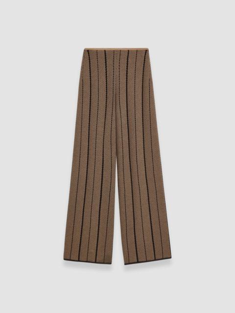 JOSEPH Chevron wool jacquard straight pants | mytheresa