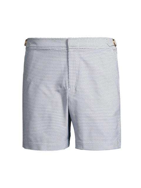 ORLEBAR BROWN Men's Bulldog x Fenella Geometric Swim Shorts - Navy Cloud