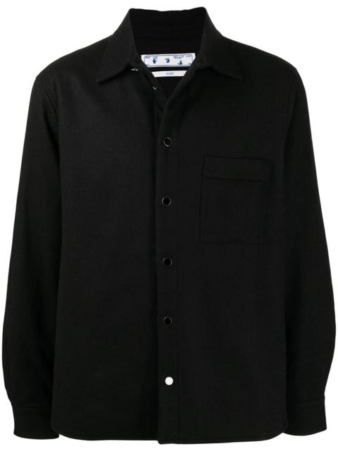 Off-White long-sleeve shirt jacket