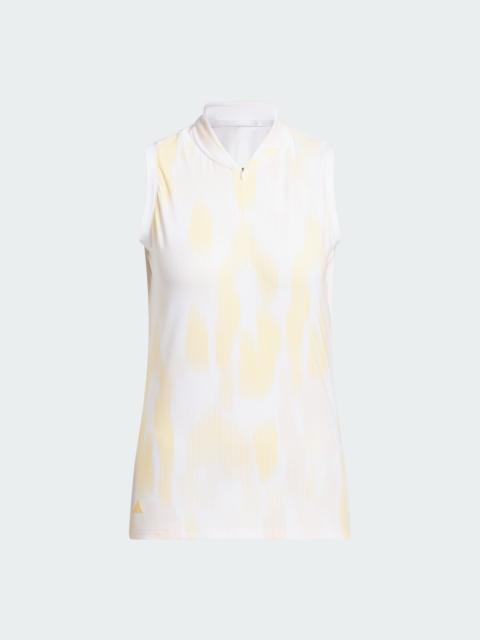 adidas ULTIMATE365 TOUR PRINTED SLEEVELESS POLO Shirt