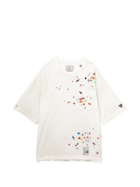Maison MIHARAYASUHIRO graphic-print embellishment T-shirt