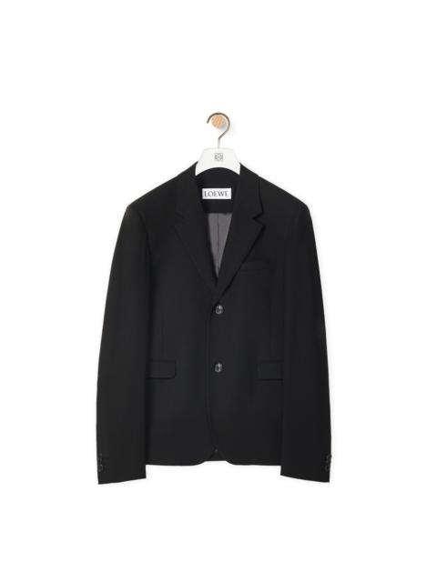 Loewe Single breasted jacket in wool