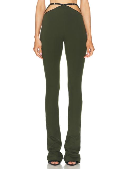 THE ATTICO Cut-out Flare Pant