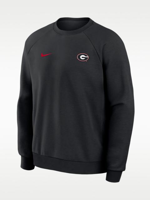 Nike Georgia Premium Performance Men's Nike Dri-FIT College Pullover Crew