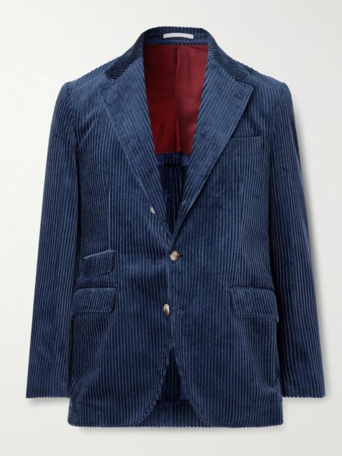 Brunello Cucinelli Cotton-Corduroy Suit Jacket