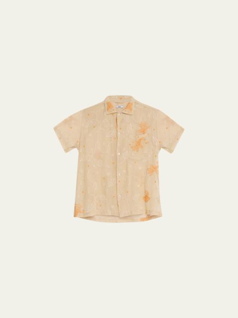 Lilium Mesh Embroidered Shirt