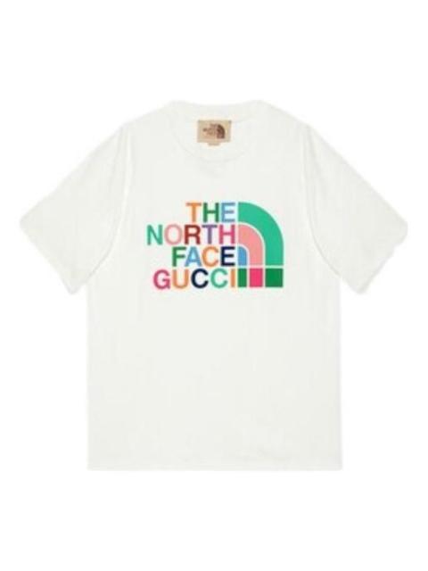 GUCCI Gucci x The North Face T-shirt 'Ivory' 616036-XJDTV-9275
