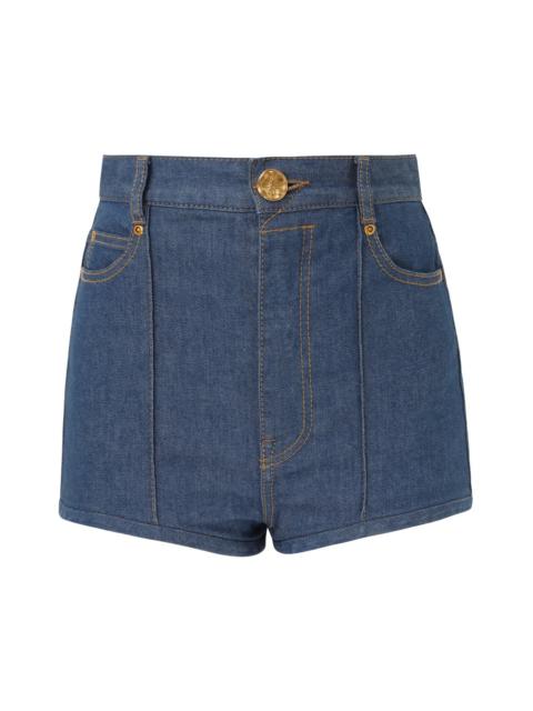 Zimmermann MATCHMAKER DENIM DANCE SHORT