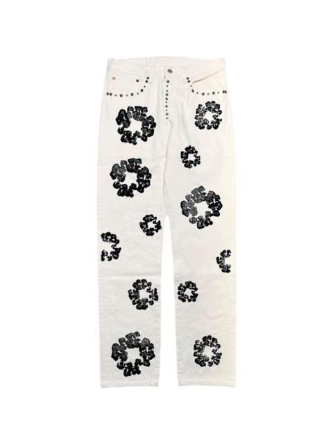 DENIM TEARS x Levi's 501 wreath logo jeans
