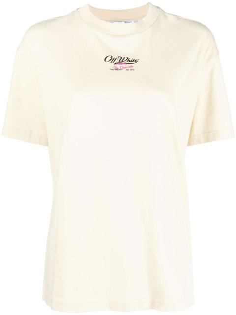 Off-White logo-print organic cotton T-shirt