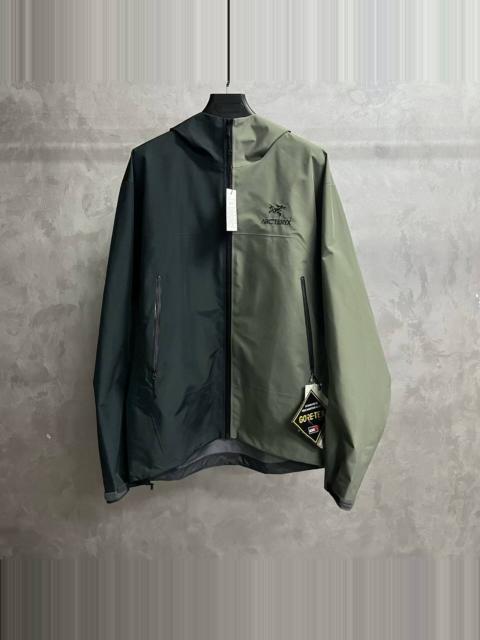 Arc'teryx Arc'teryx Blue Grey Color-Block Hooded Zip-Up Jacket