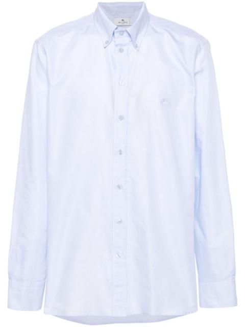 Etro Pegaso-motif cotton shirt