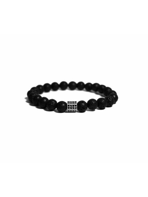Other brands Bracelet - Platinum Pavé & Lava Stone