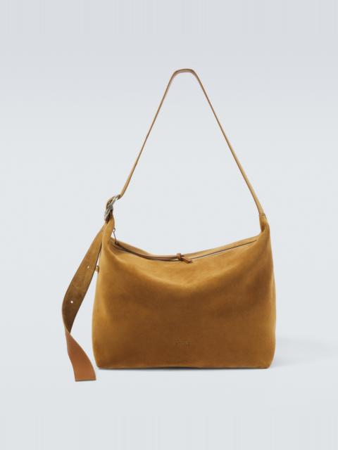 Loewe Loop Large suede shoulder bag