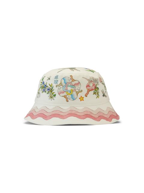 CASABLANCA Ping Pong Fleurie Jour Bucket Hat