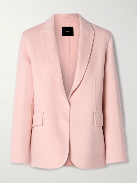 Theory Wool And Cashmere-blend Felt Blazer