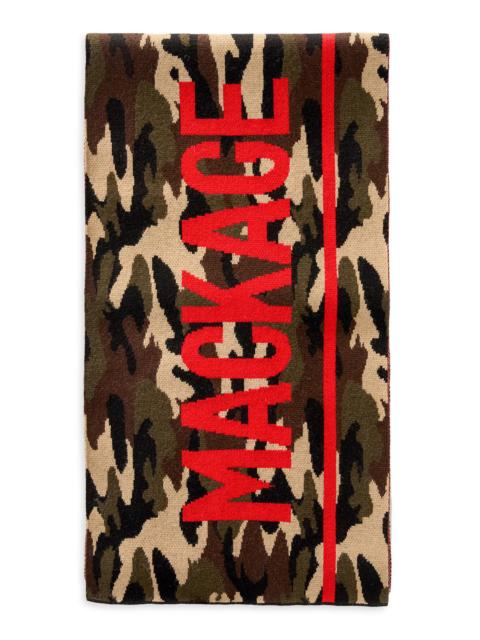 MACKAGE Unisex Juno Camo Scarf - Camouflage Print