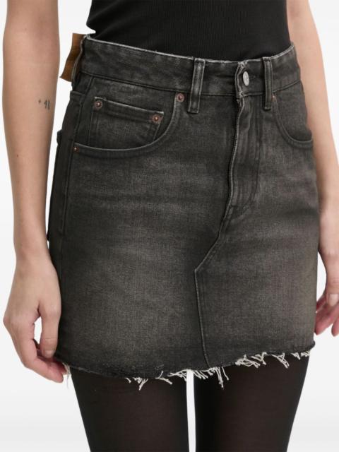MM6 Maison Margiela rear slit denim skirt