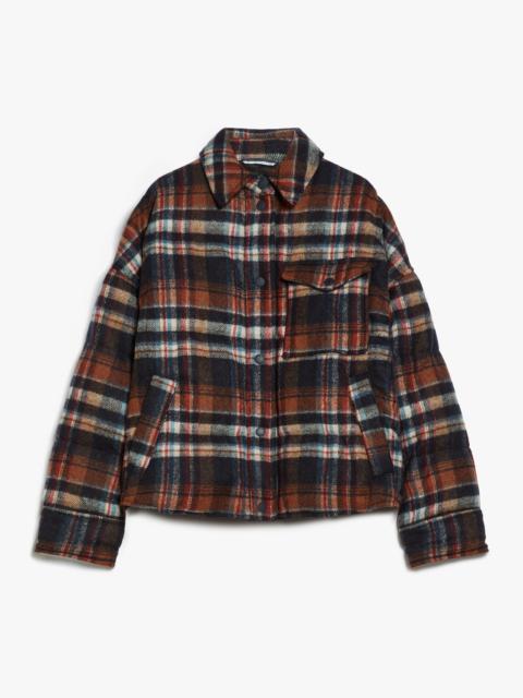 WEEKEND Max Mara DOVER Chequered flannel down jacket