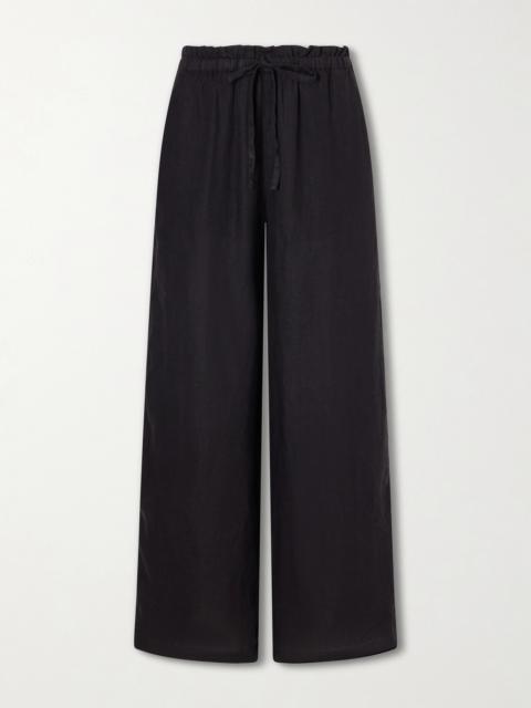 JAMES PERSE Linen Wide-leg Pants