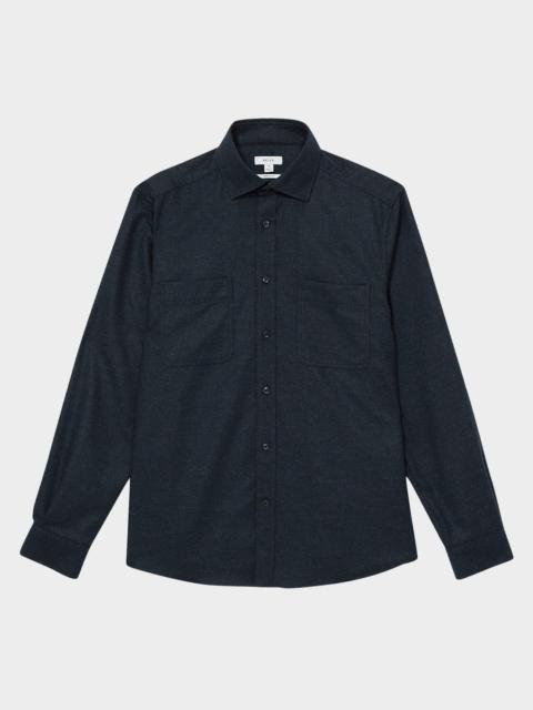 REISS Men's Crawford Twin-Pocket Overshirt