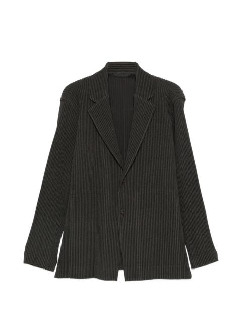 ISSEY MIYAKE pleated single-breasted blazer