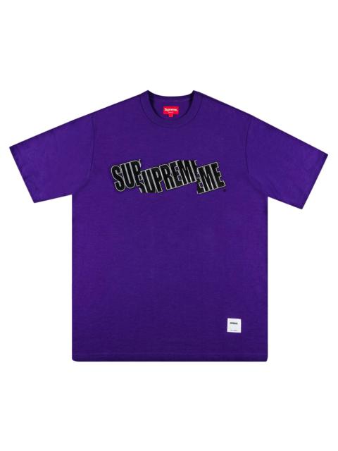 Supreme Cut Logo Short-Sleeve Top 'Purple'