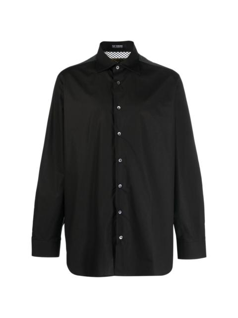 Raf Simons logo-patch long-sleeve shirt