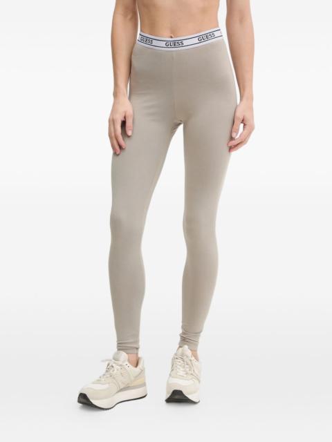 GUESS USA logo-waistband leggins