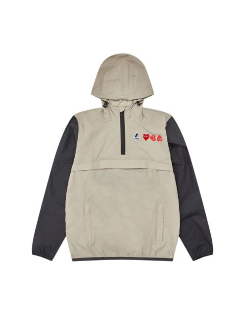 Comme des Garçons PLAY Comme des Garçons PLAY x K-Way Full Zip Hoodie 'Beige/Black'