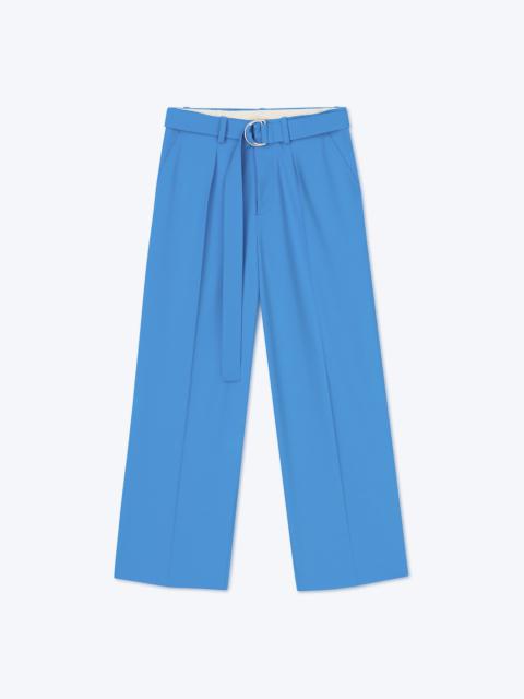 Nanushka BENTO - Belted wide trouser - Electric blue